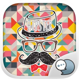 Hipster Emoji Stickers Keyboard Themes ChatStick