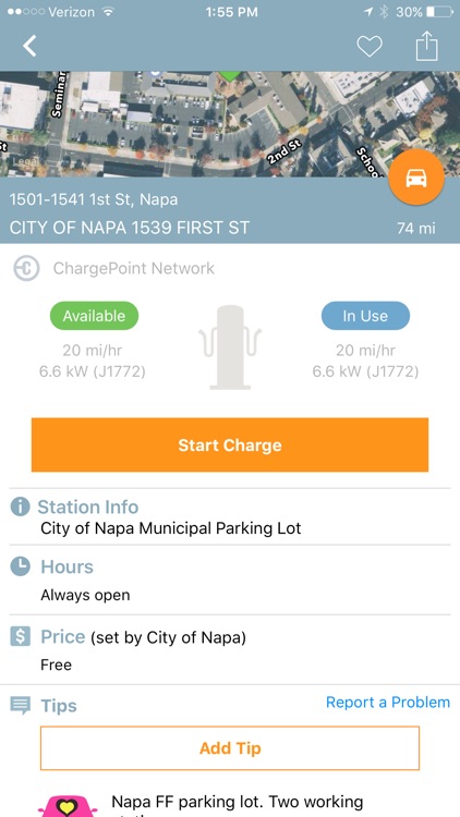 ChargePoint: Electric Vehicle Charging On the Go screenshot-3