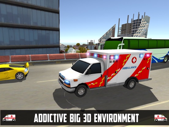 Ambulance Games Driving Sim 3Dのおすすめ画像5