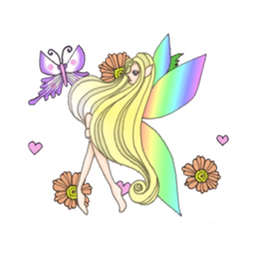 Butterfly-Fairy Sticker
