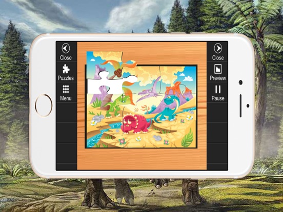 Dino Puzzle Jigsaw Toddlers Kids Preschool Games iPad screenshot