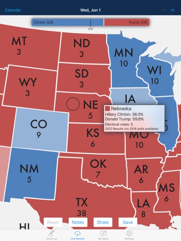 Presidential Election & Electoral College Maps screenshot 2