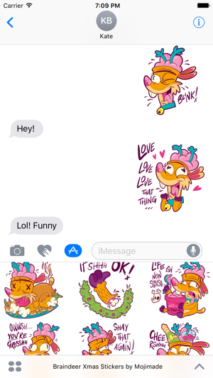 Braindeer Xmas Stickers by Mojimade(圖1)-速報App