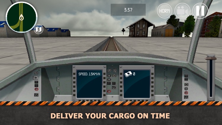 Cargo Crane and Train Delivery