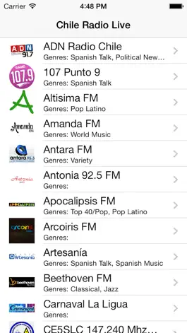 Game screenshot Chile Radio Live Player (Santiago / Spanish / español) mod apk