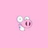 Funny Pig Animated Sticker