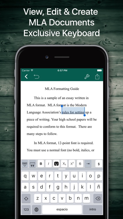 MLA Writer - MLA Style Writing Tool