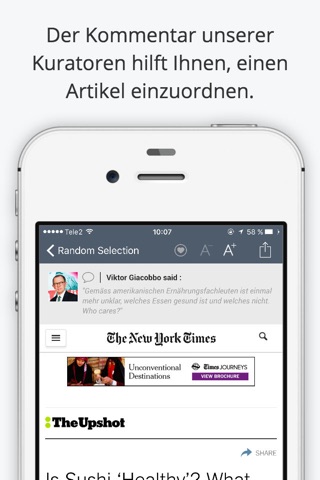 Scope – hand-picked articles. screenshot 4