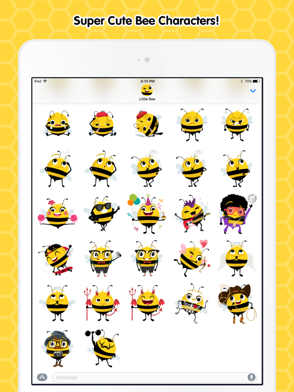 Beemojis iPad screenshot 4 - Stickers app