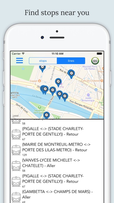 Paris Public Transport Screenshot 4