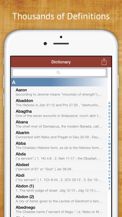 4001 Bible Dictionary! Screenshot