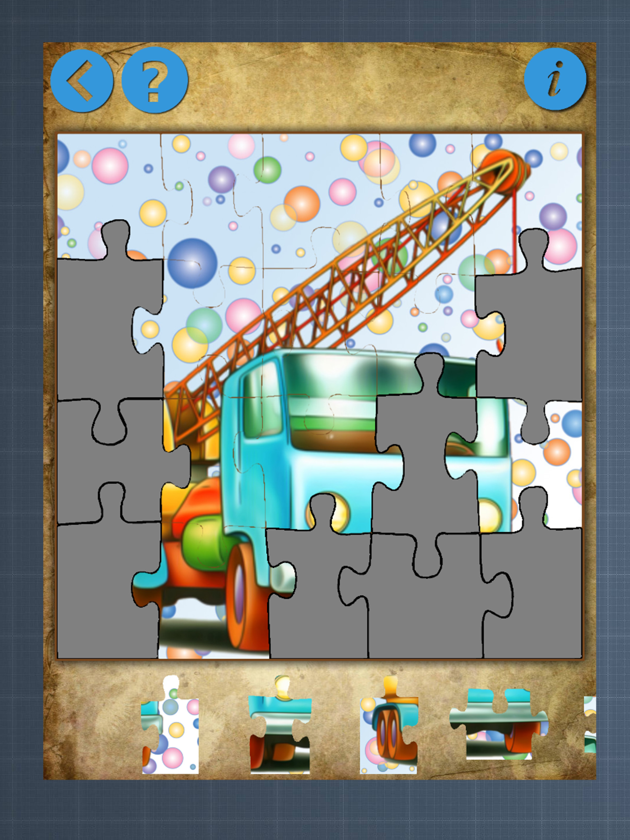 Jigsaw puzzles for baby. Cars. Lite Free