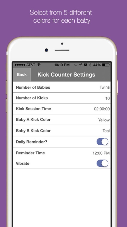 Baby Kick Counter & Monitor - Fetal movement and pregnancy tracker. screenshot-3