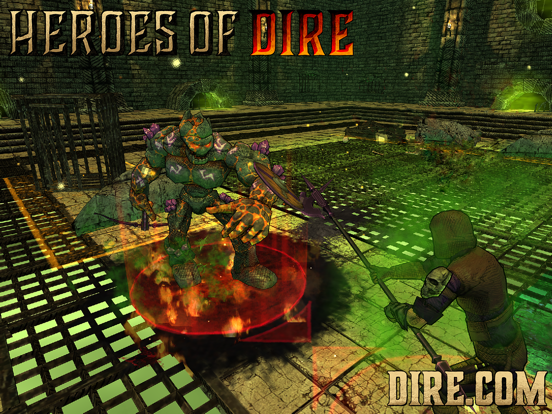 Heroes of Dire iPad app afbeelding 4