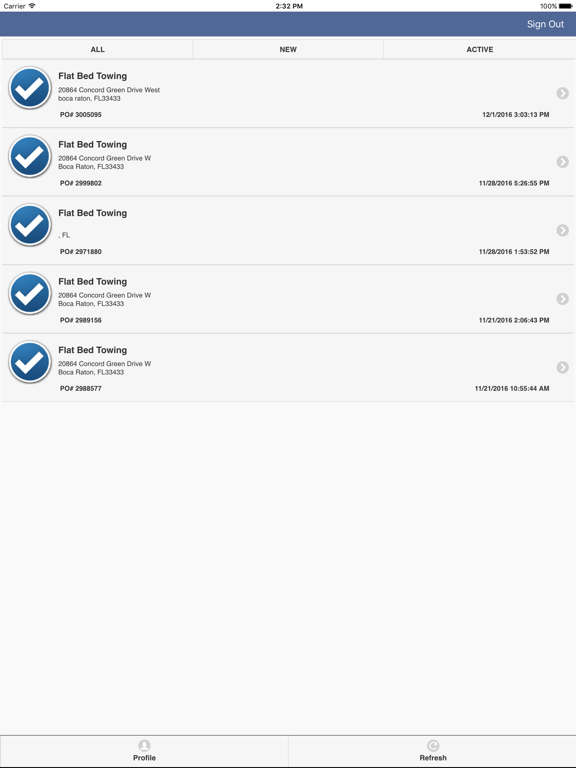 NSD Dispatch Center Driver iPad screenshot 3 - Travel app
