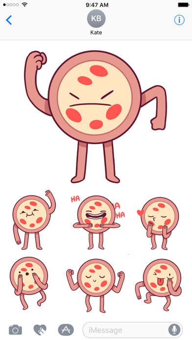 Screenshot #3 pour Pizza Boy Stickers by Good Pizza Great Pizza