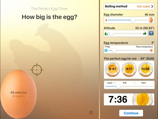 The perfect Egg timer Screenshots