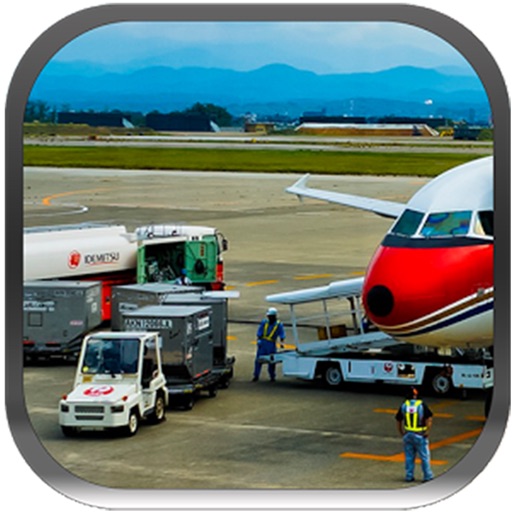 Airport Cargo Truck Drive Duty icon