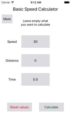 Basic Speed Calculator screenshot 4