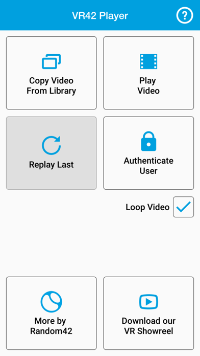 Screenshot #1 pour VR42 Player