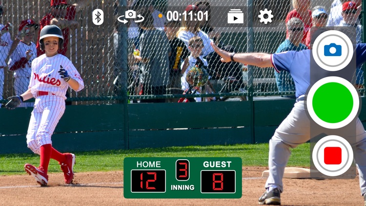 ScoreCam: Video Camera with Interactive Scoreboard