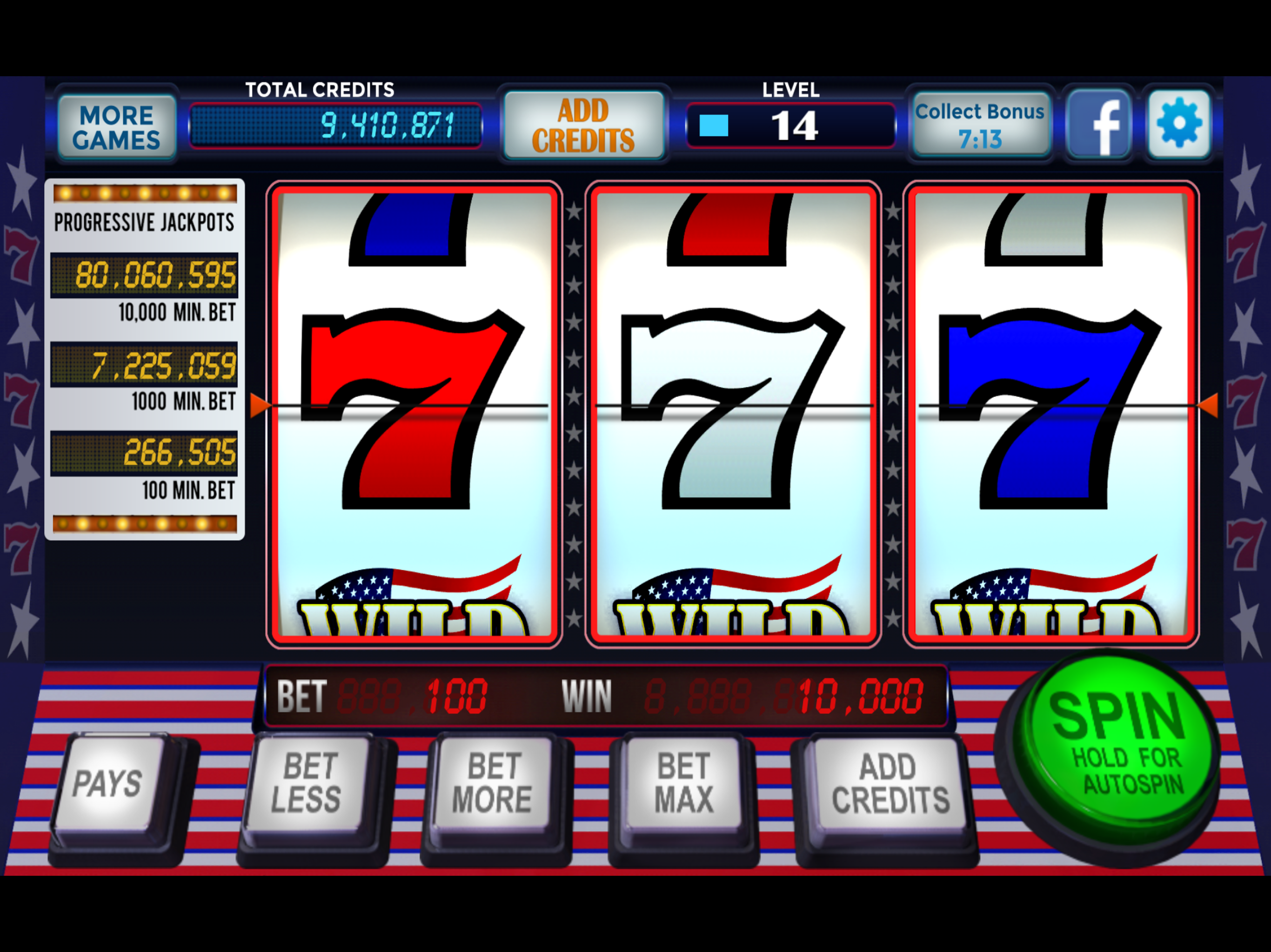 777 Stars Casino - Free Old Vegas Classic Slots screenshot 8