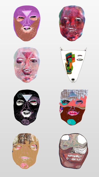 KitschArmy – Scary Masks by Taja Spasskova