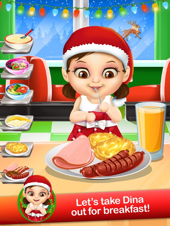 My Dina Food Maker Cooking Christmas Games iPad screenshot