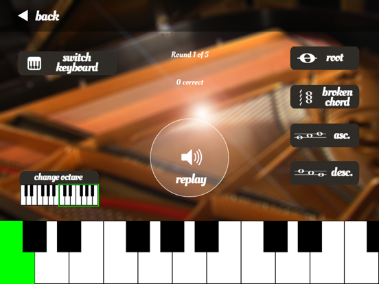 Screenshot #5 pour Ear Trainer - Music Intervals for Piano & Keyboard