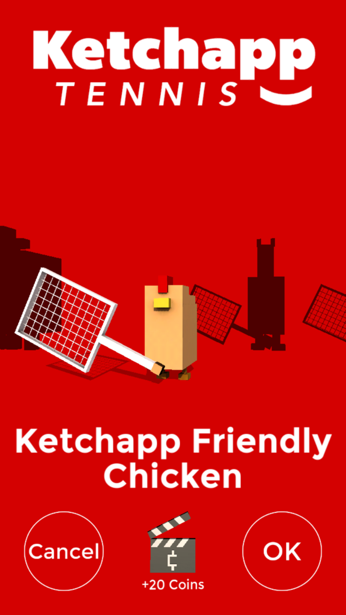 Ketchapp Tennis official gameplay screenshot 7