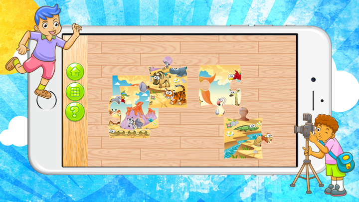 Jigsaw juegos dinosaurios para niños rompecabezas screenshot 3