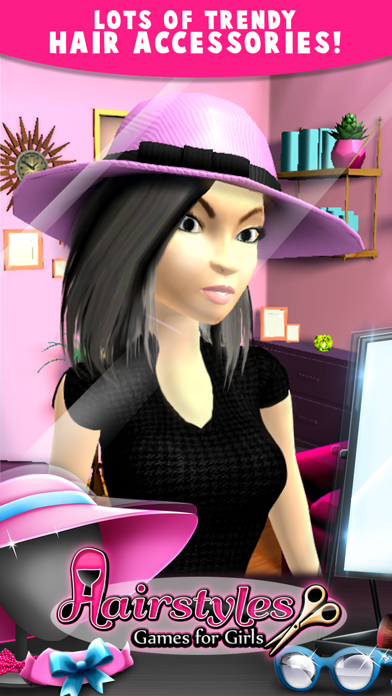 髪型女の子のためのゲーム - ファッションヘアスタイリストサロンのおすすめ画像1