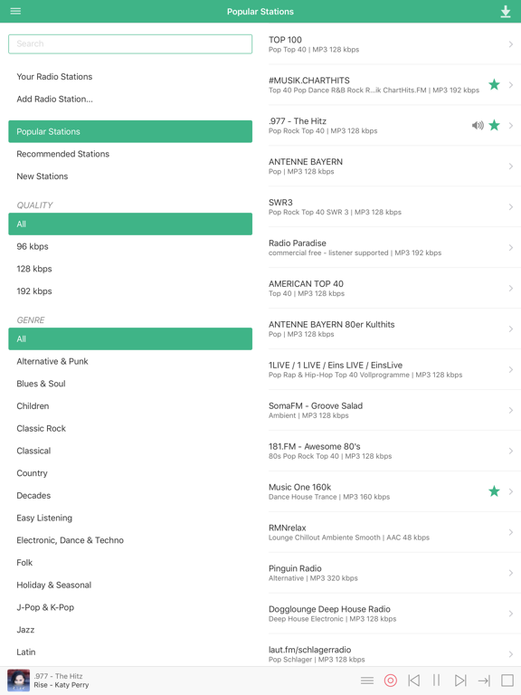 Screenshot #5 pour SonicWeb Internet Radio Player