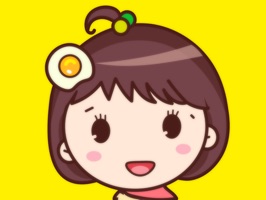 Cute Yolk Girl has been turned into a iMessage Sticker