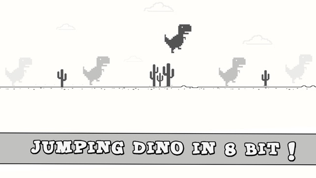Dinosaur Widget Jumping Steve: 8bit Game(圖1)-速報App