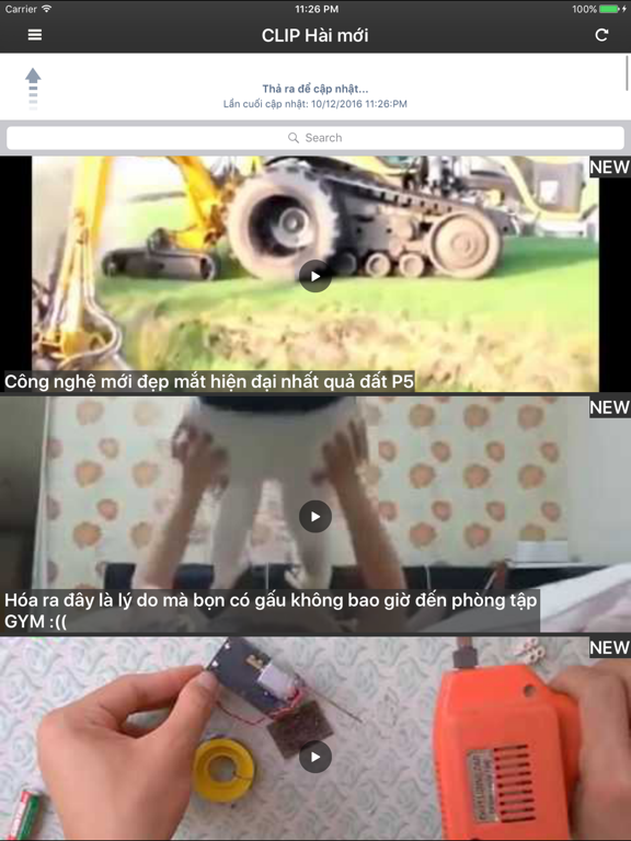 Screenshot #5 pour Clip Hài -  Xem video hài việt, hài kịch, phim hài