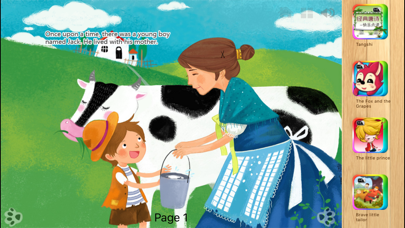 Screenshot #2 pour Jack and the Beanstalk Bedtime Fairy Tale iBigToy
