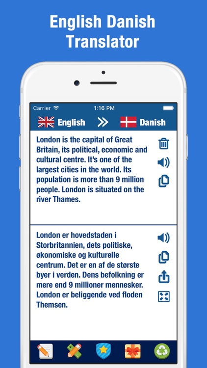 English Danish Translator & Dictionary