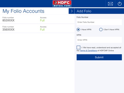 HDFCMF screenshot 4