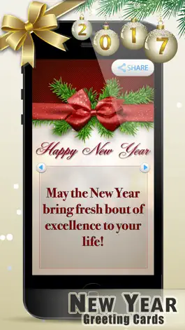 Game screenshot New Year Greeting Card.s 2017 – Wish.es on Image.s apk