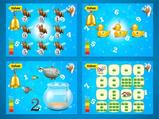 preschool math games : learn the numbers iPad screenshot
