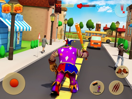 Creepy Clown Attack iPad screenshot