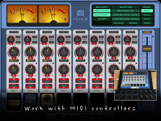 Screenshot #2 for MiMiX - Mixer for Audiobus