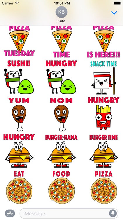 Food Dudes! Stickers! screenshot-4