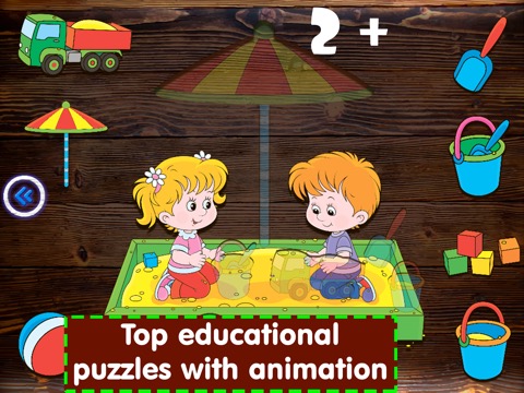 Learning Puzzle Games Kids & Toddlers free puzzlesのおすすめ画像2