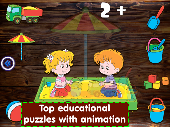 Learning Puzzle Games Kids & Toddlers free puzzles iPad screenshot 2 - Games app