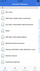 Disorder & Diseases Dictionary screenshot