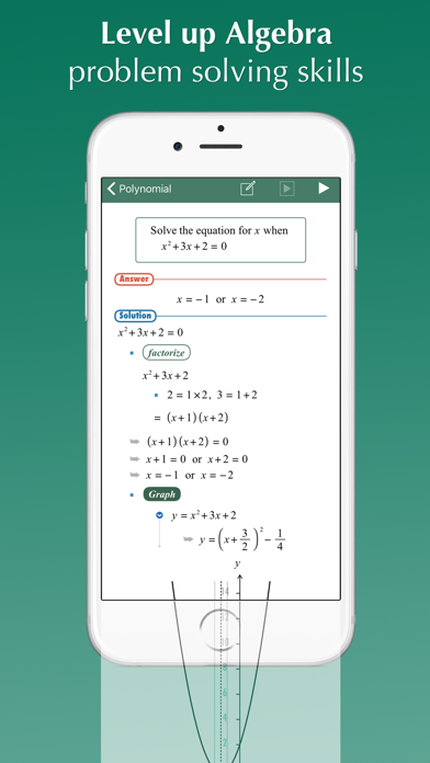 Screenshot #1 pour FX Algebra Solver