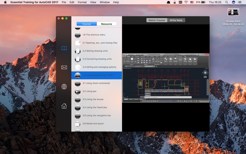 Screenshot #2 pour Essential Training for AutoCAD 2017