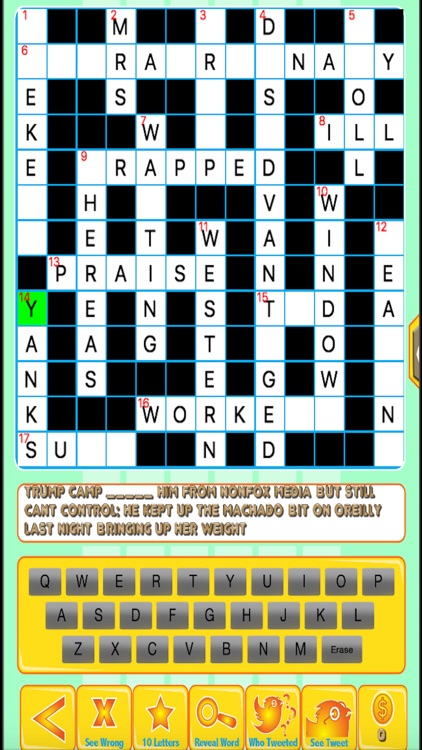 Donald & Hillary Daily Tweetword Puzzle